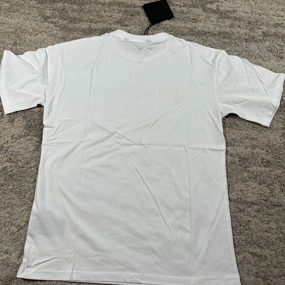 Palm Angels Pink Graffiti Miami White T-Shirt Size Large - Picture 4 of 4